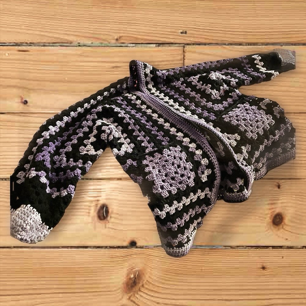 Custom Crocheted Oversized Cardigan