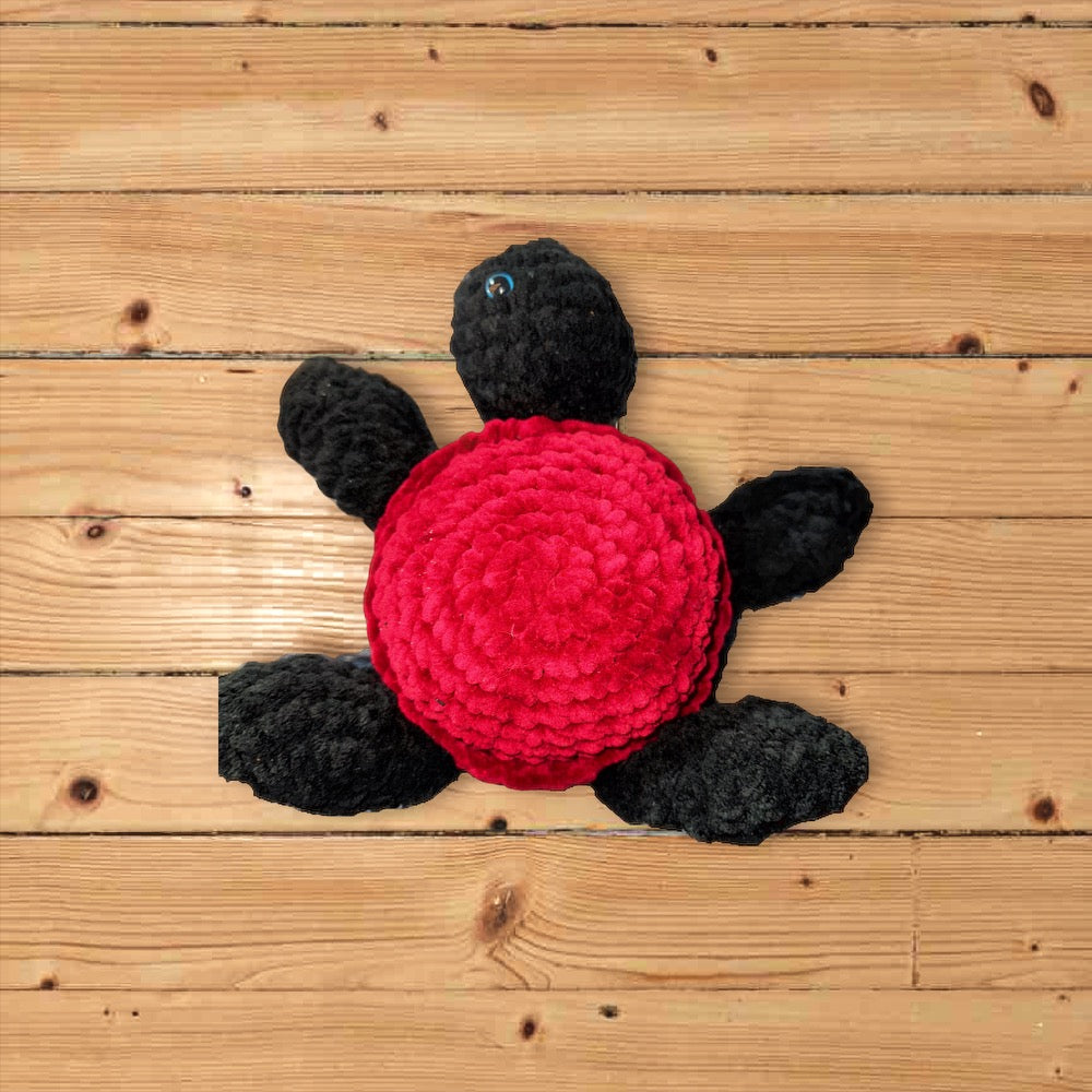 Custom Crocheted Plush Turtle